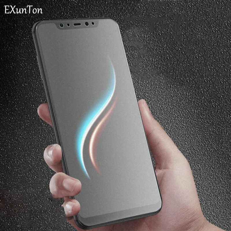 

EXUNTON Xiaomi Mi 8 Matte Frosted Glass Screen Protecto Oleophobic Coating Anti fingerprints Tempered Glass for Xiaomi Mi8 Glass