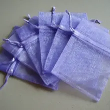 250 шт-4x" Лавандовые сумки из органзы-отлично подходят для свадебных сувениров, пакетиков, ювелирных изделий