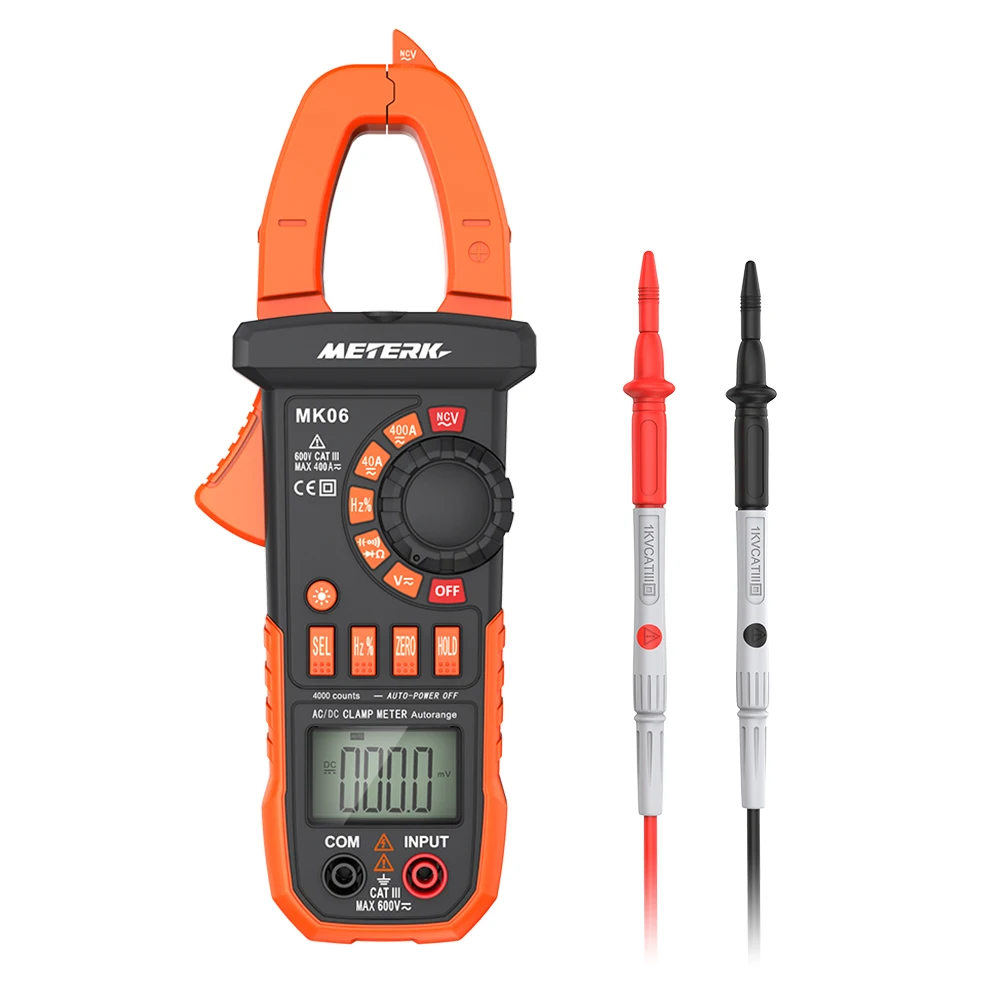 

Ammeter AC/DCV ACA Auto Range Measurement of large capacitance NCV Digital clamp meter