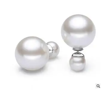 

mujer moda jewelry earring earrings Korean version of Nanyang imitate Pearl Earrings earpins she 6 8 10MM Round