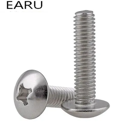 316 Stainless Steel Phillips Cross Flat Round Cap Head Screws Bolt Factory Wholesale M4 * 6 / 8/10/12/14/16/20/25/30/35/40/50/60 316 Stainless Steel Phillips Cross Flat Round Cap Head Screws Bolt Factory Wholesale M4 * 6 / 8/10/12/14/16/20/25/30/35/40/50/60