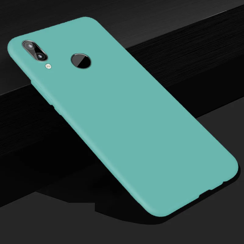 Мягкий силиконовый матовый чехол для телефона Huawei Y9 2019 / Enjoy 9 Plus|Бамперы| |