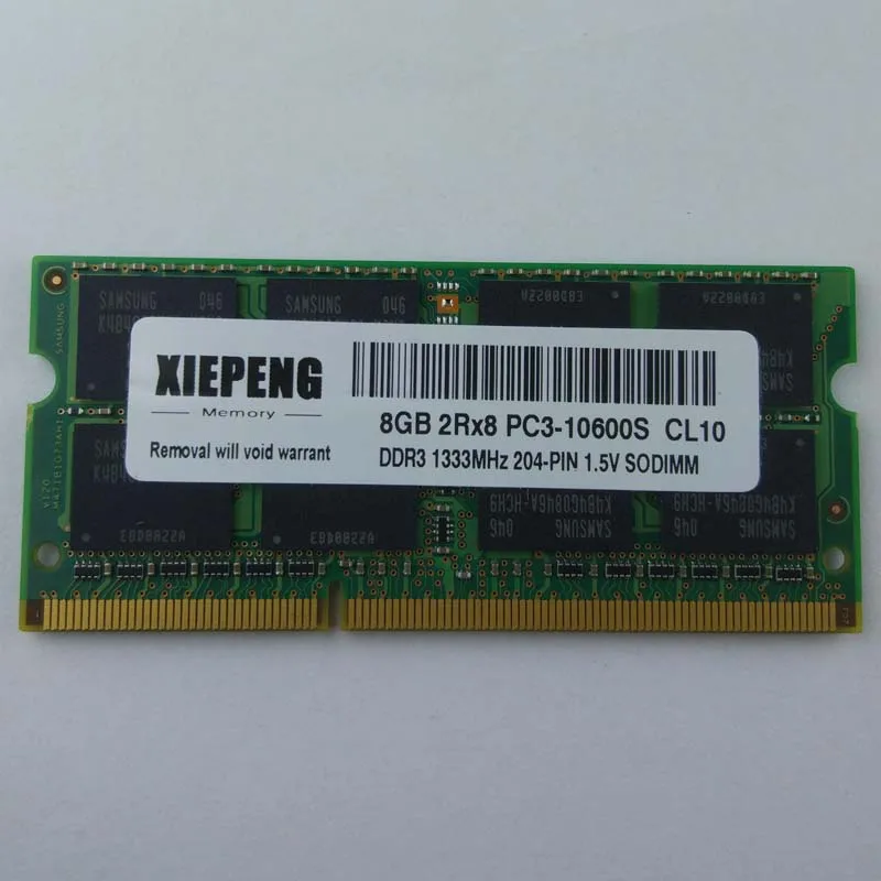Для Lenovo idea H320 Thinkpad X220 X120e W520 T530 T530i память для ноутбука DDR3 8 Гб 1333 МГц pc3 10600 ОЗУ 4 2Rx8