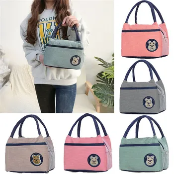 

Large Insulated Lunch Bag Cooler Picnic Travel Food Box Women Tote Carry Bags