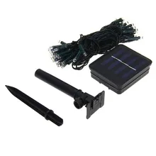 Солнечные 9,5 м 50 светодиодов Открытый Праздник светодиодные гирлянды Водонепроницаемый Декоративное ландшафтное освещение для вечерние, день рождения, свадьбы