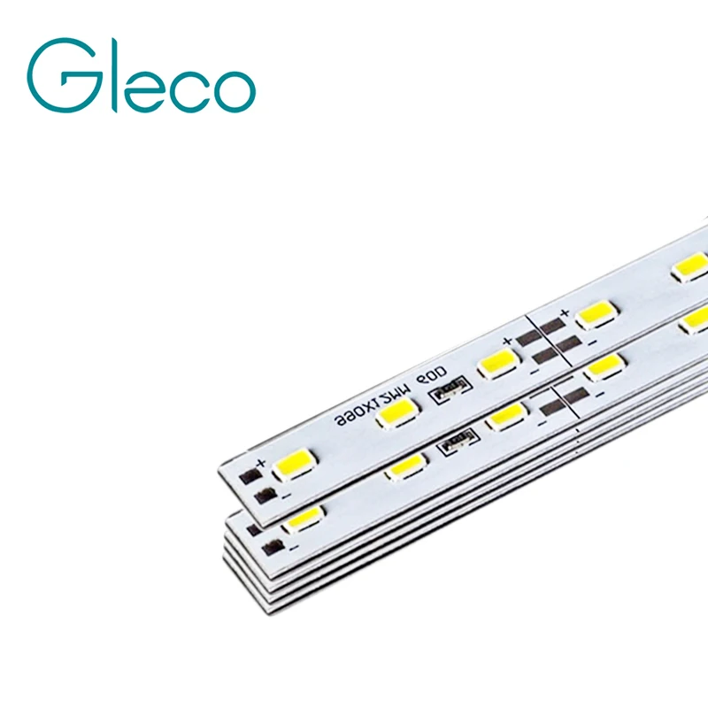 10pcs Super DC12V LED Bar Light 5730 Hard Strip Bar light SMD 5730 5630 50cm 36 led Aluminum Led Strip For Cabinet