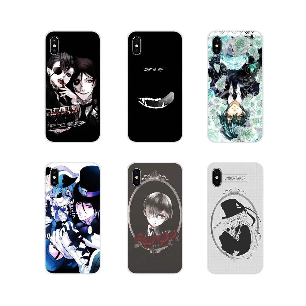 

Anime Black Butler Kuroshitsuji For Samsung Galaxy A5 A6S A7 A8 A9S Star J4 J6 J7 J8 Prime Plus 2018 Transparent TPU Shell Cases