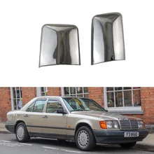 Высококачественные АБС хромированные дверные зеркала для Mercedes-Benz W124 1984-1996 автомобильные аксессуары двери заднего вида Высококачественные АБС хромированные дверные зеркала для Mercedes-Benz W124 1984-1996 автомобильные аксессуары двери заднего вида