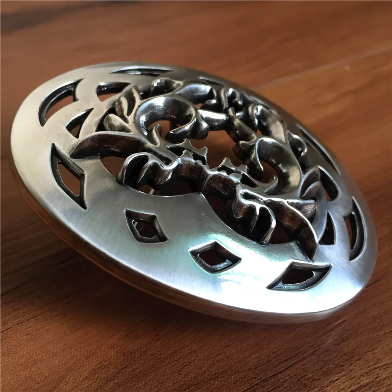 Thick Genuine Leather Metal Belt Buckle (5)