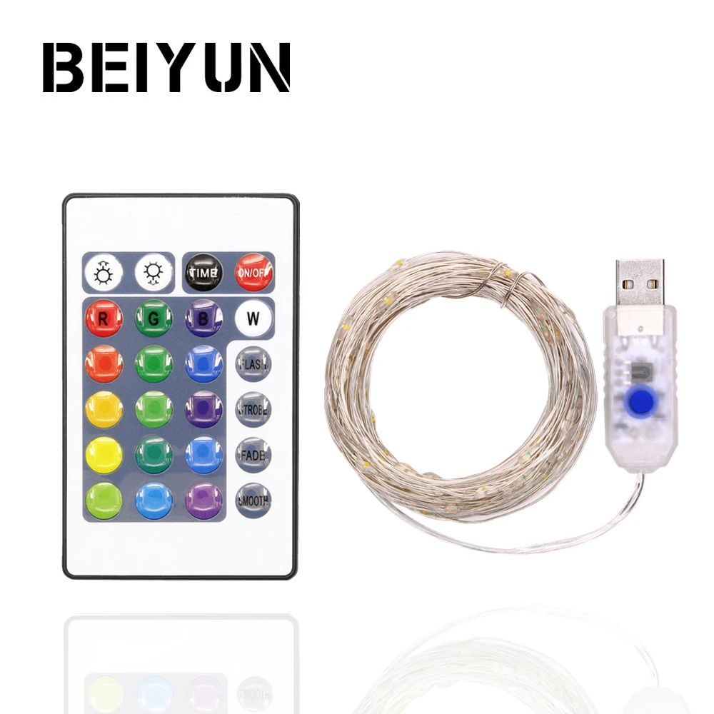 

RGB Fairy Lights Led String 5V USB Waterproof Christmas Wedding Garland neon light Garden Outdoor Flexible led lights decoration