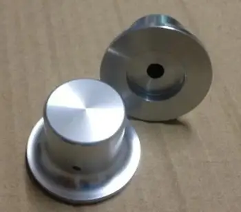 

38mm * 25mm solid core high-gloss aluminum outer circular knob