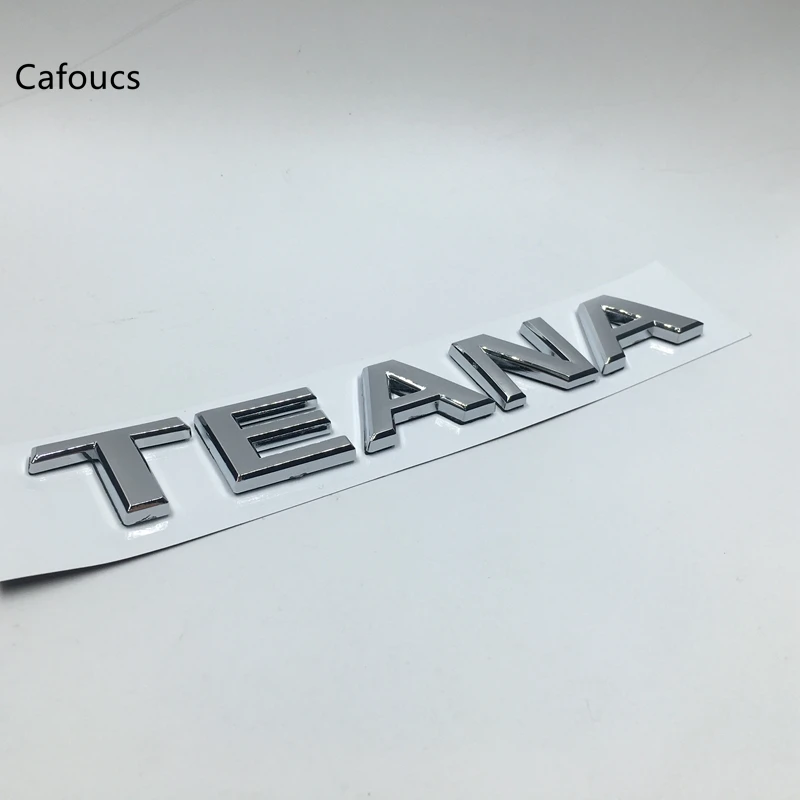 Cafoucs автомобильный Стайлинг для Nissan TEANA ABS хромированные буквы задний багажник