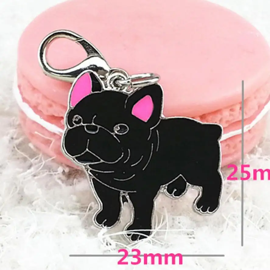 

2017 Dog Tag Disc Disk Pet ID Enamel Accessories Collar Necklace Pendant 714