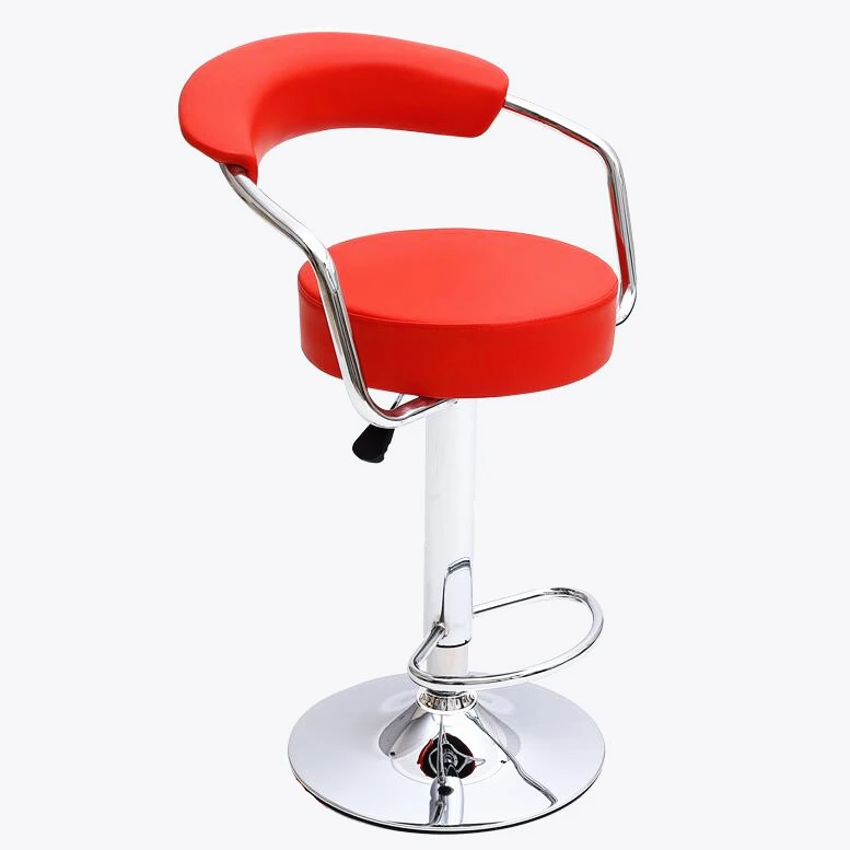 High quality Hot Selling Liftable Bar Chair PU Leather Bar stool comfortable European style Highchair