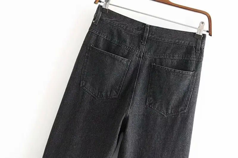 Модные женские XY60-8256 Европейская и американская мода джинсы и хлопчатобумажная ткань Изношенные брюки