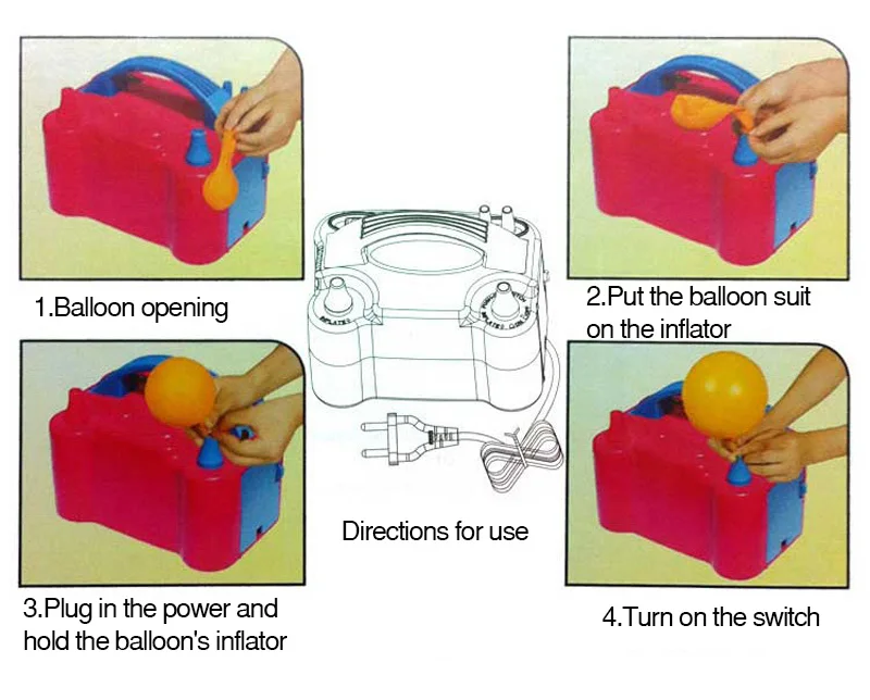 

Newest Portable Air Compressor 220v AC Inflatable Electric Balloon Pump Air Balloon Pump Electric Balloon Inflator Pump party Fa