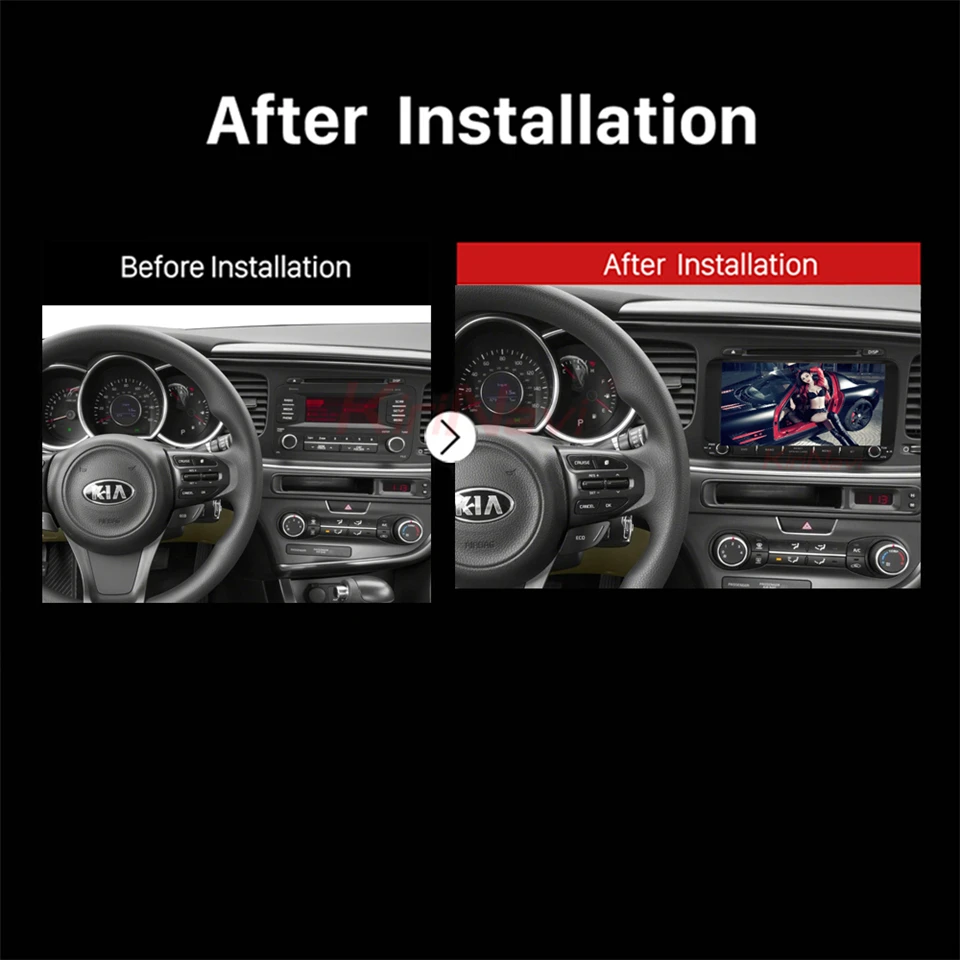 Perfect KiriNavi Octa core 4G LET android 7 car radio for Kia Optima K5 navigation 2014 - 2017 support 4K Video 4G 2
