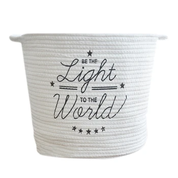 

Large Size Cotton Storage Basket Sundries Underwear Storage Box Diy Desktop Organize Sundries Container Laundry Basket