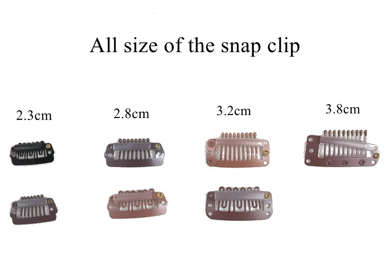 snap wig clips