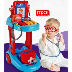Детские забавные игрушки доктор игровые наборы моделирование медицина доктор игрушки стетоскоп инъекции детские подарки