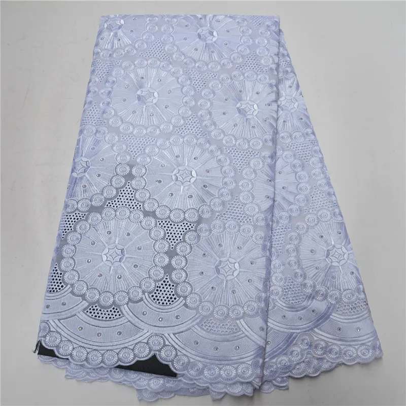 

Bride High Quality Swiss Voile Lace In Switzerland Cotton African Lace Fabric Gorgeous Wedding Clothing With Beads PSA90-1402