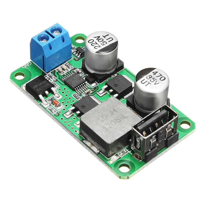 5V 5A DC USB Buck Power Module USB Charging Board High Current Support