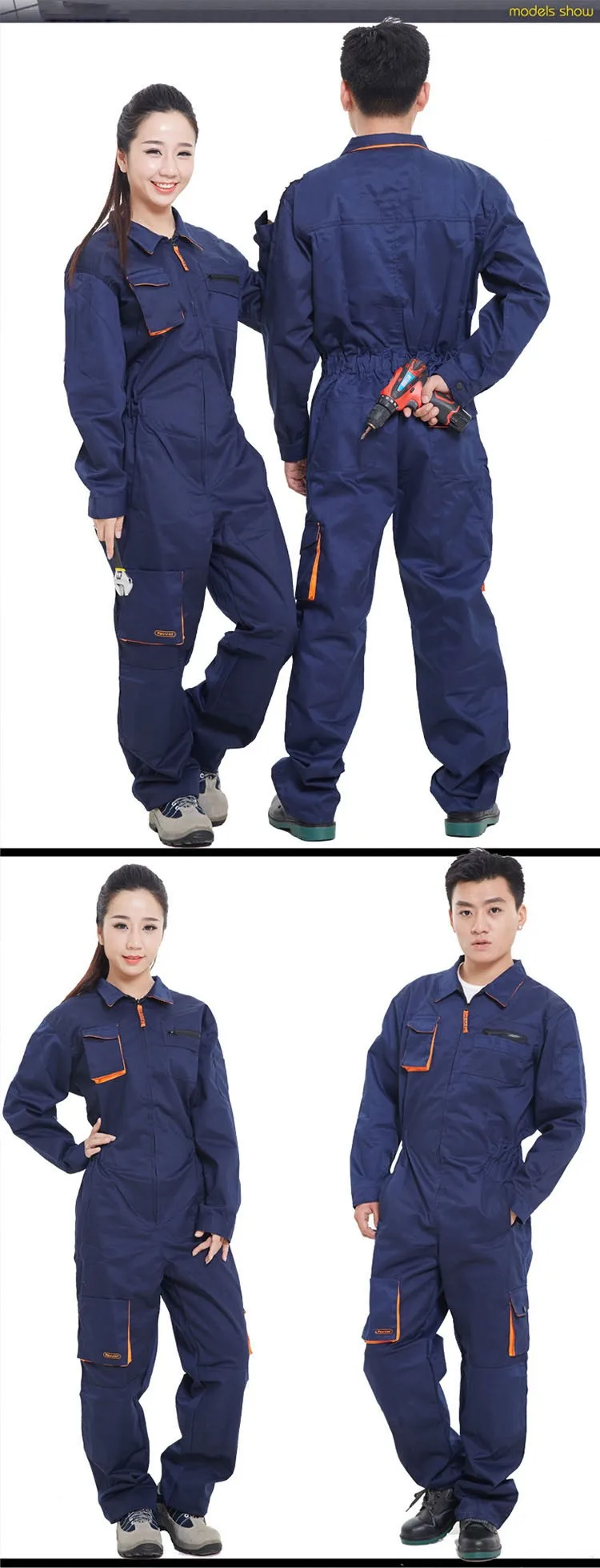 Mens Work Clothing Long Sleeve Coveralls High Quality Overalls Worker Repairman Machine Auto Repair Electric Welding Plus Size (10)