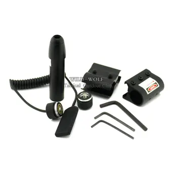 

Tactical Adjustable Hunting Gun 501 Red Dot Laser Sight 5mW Red Laser Sight Scope Set or Rifle Pistol Shotgun With Two Mounts