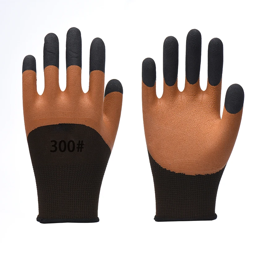 Smar 6 пар латексных микротонких поролоновых перчаток Muti-color защитные рабочие перчатки мужские Мути-функциональные коричневые и черные перчатки