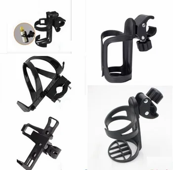 

DHL 200pcs Baby Stroller Cup Holder Rack Bottle Universal 360 Rotatable Cup Holder for Pram Stroller Carrying Milk Bottle Cart