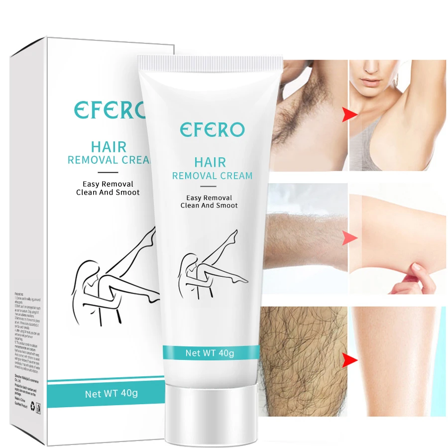 

efero Depilatory Cream Painless Effective Hair Removal Cream Men & Women Whitening Wax Smooth Hand Leg Armpit Hair Loss Product