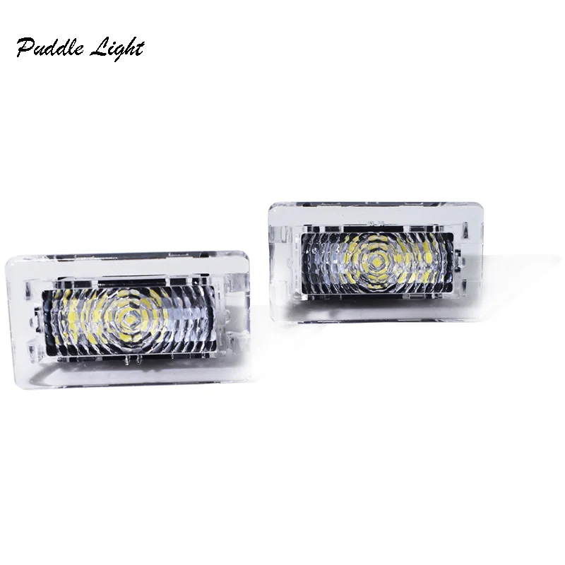 

Car LED Door Light Trunk Boot Foot Puddle Glove Box Light Fit for TESLA Model 3 S and X White Car Accessories 2pcs