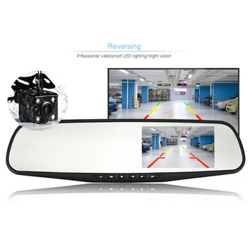 

High Quality 4.3-inch Driving Recorder Car DVR Camera Full HD 1080P Single Lens Night Vision Recorder With 8G Memory Card