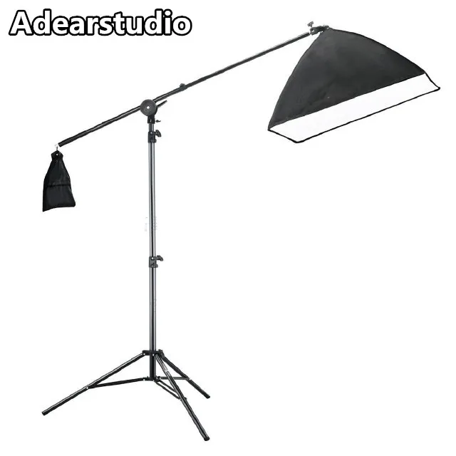 Студийное фотографическое оборудование 2 м световая стойка+ 50*70 см софтбокс крест-рычаг комплект аксессуары для фотостудии фото свет CD50