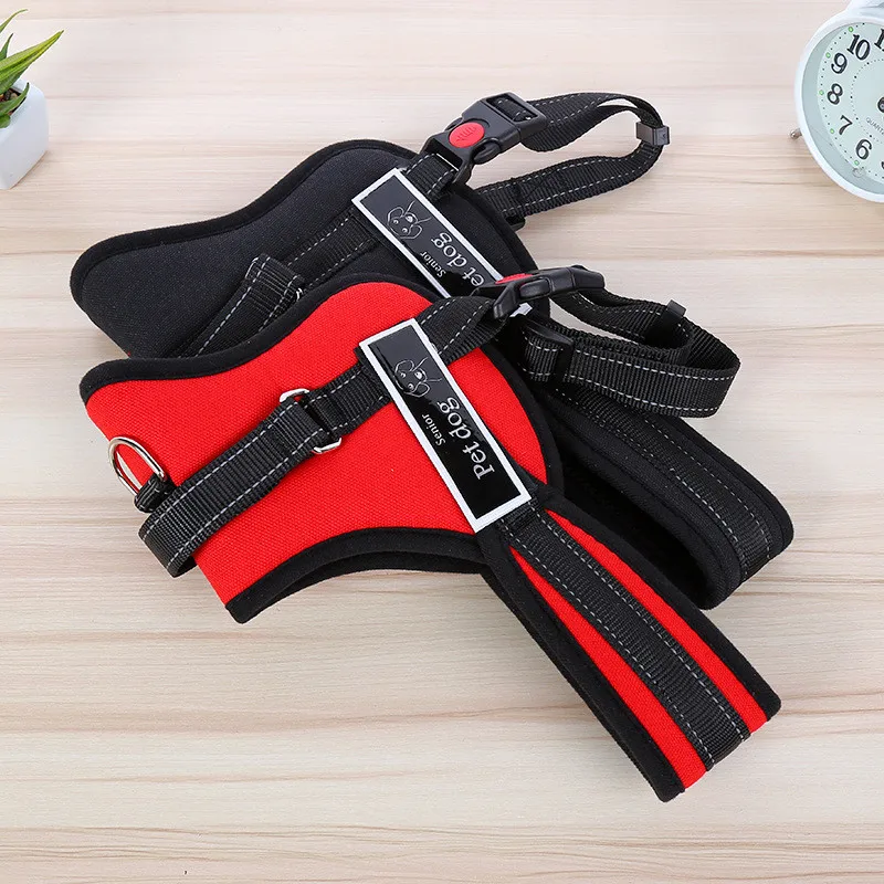 S XXL Sports Pet Harness Metal D ring No Pull Nylon Dog Harnesses Vest