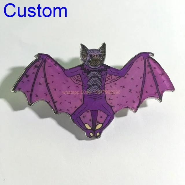 

250pcs/10 designs Customized 5cm white border Acrylic keychain Plastic 1 side print with any character, to USA