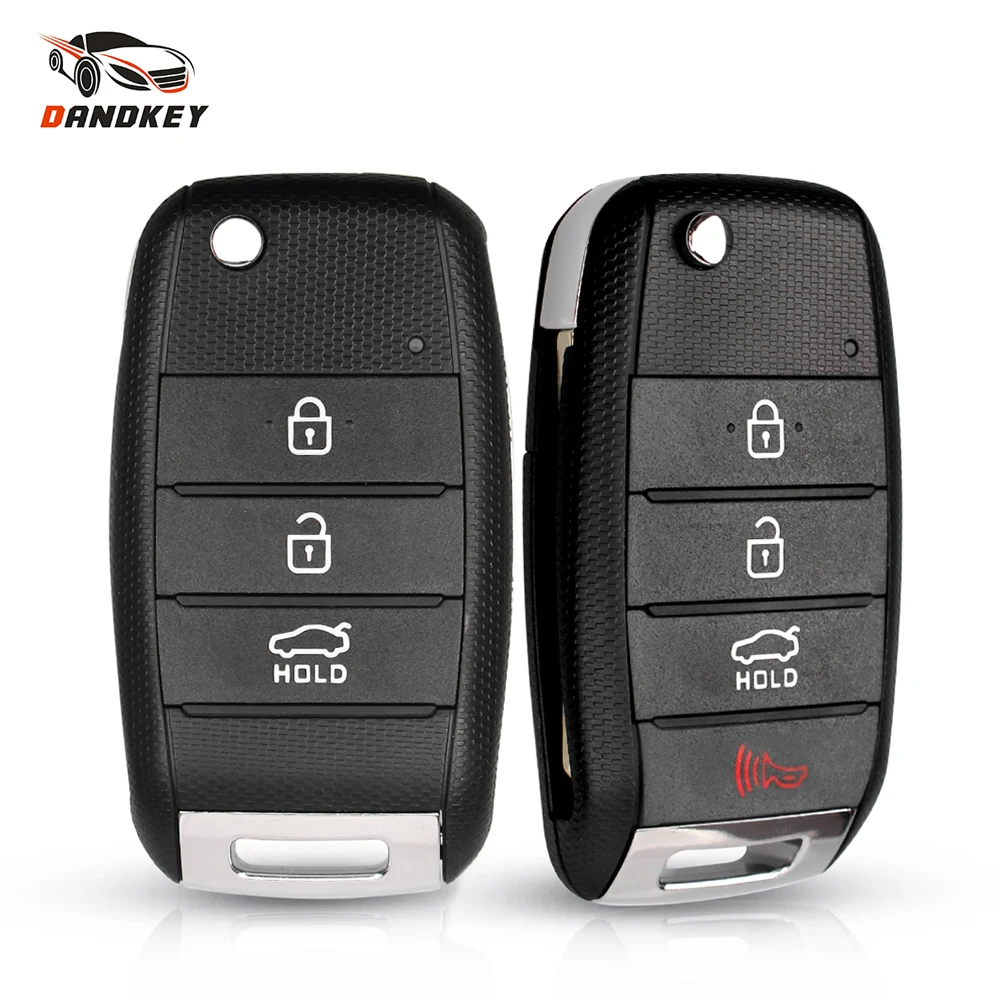 

Dandkey Replacement Flip Folding Remote Key Case Shell For KIA K2 K3 K5 Carens Cerato Forte Key Car Entry Fob Cover Housing