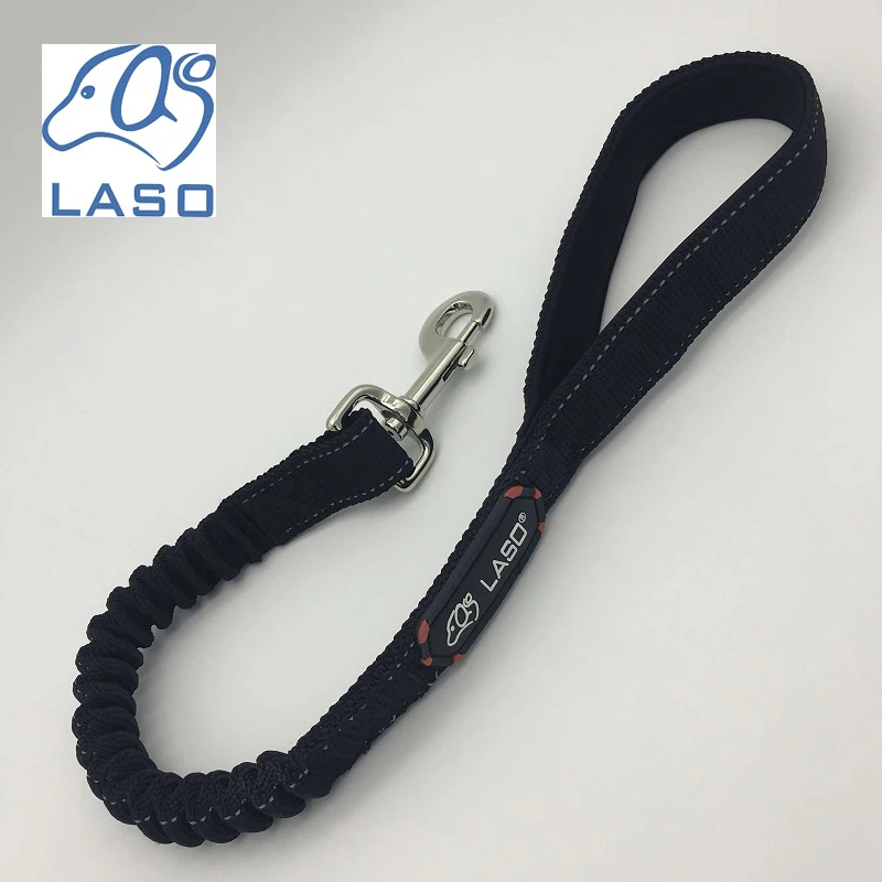 Kopen Hond Aangelijnd Intrekbare Korte Lijnen Veiligheid Buffer Band Pad Reflecterende Hond Leads Leash Training Wandelen Touw Voor Honden HY055