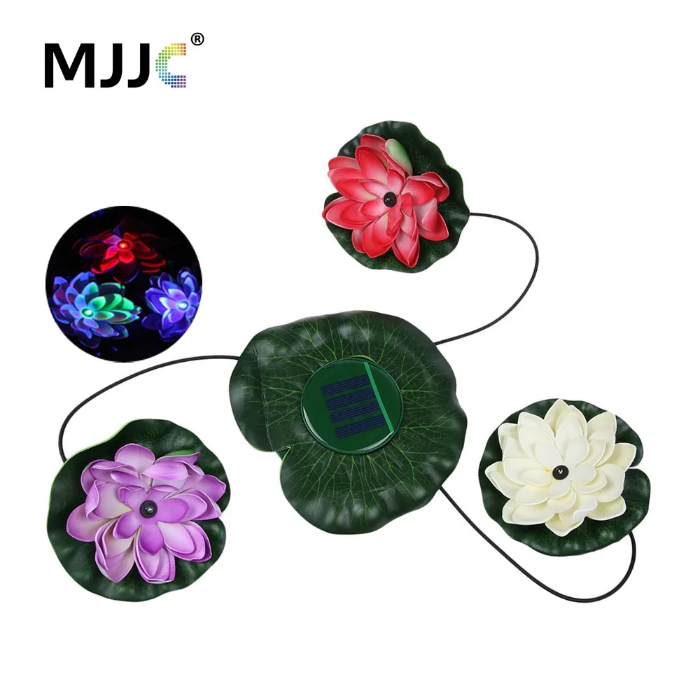 LED Solar Garden Light Pool Floating Lotus Flower Night Lamp for Home Pond Fountain Christmas Decorations Solar Lamps Outdoor LED Solar Garden Light Pool Floating Lotus Flower Night Lamp for Home Pond Fountain Christmas Decorations Solar Lamps Outdoor