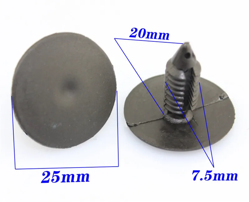 

10PCS Automotive luggage compartment hood noise insulation lining with buckle for Chevrolet Buick plastic fasteners