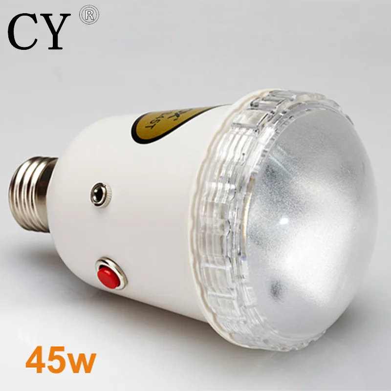 New Arrive Photo Studio Light Slave Flash Bulb 45w E27 S45T studio