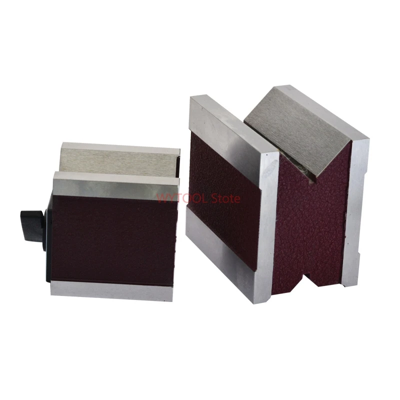 Magnetic V-stage magnet triangle stage WEDM magnet base switching magnet 7K12K strong magnet fixer