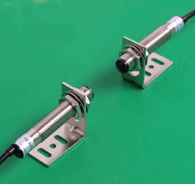1 Pair of M12 NPN Laser Sensor Switch - Visible Light Laser Beam Photoelectric Switch Sensor with Stand - High Precision Switch Sensor image 4
