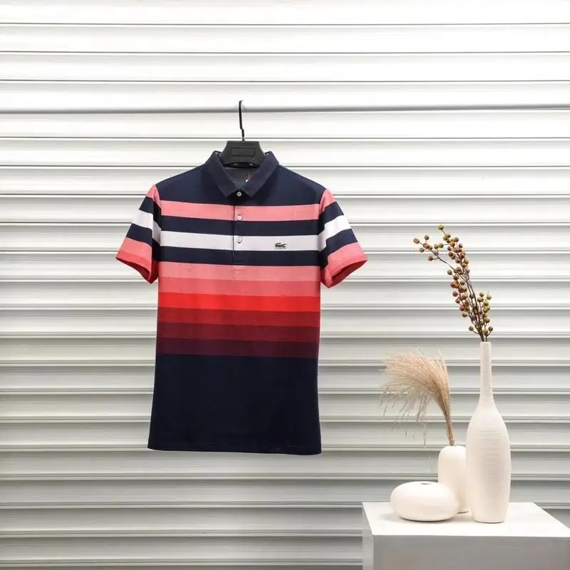 2019 Men's T-shirts Quick Dry stripe Fitness Running T shirts Short Sleeve Gym Sport Breathable shirt Men's Sport
