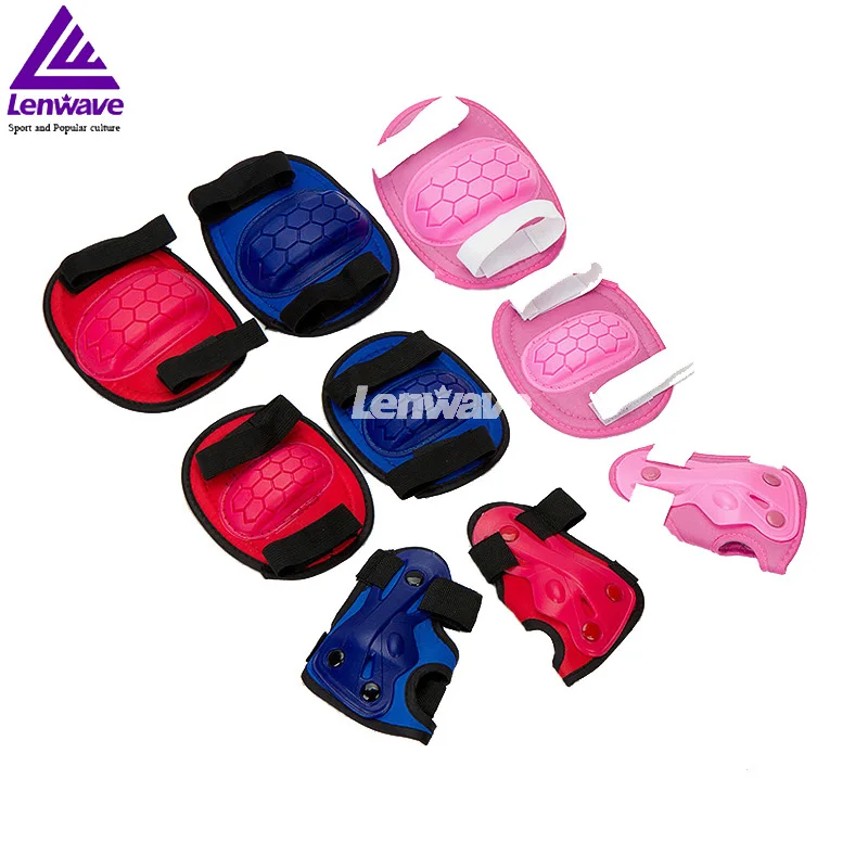 New 6pcs/set Sports Safety Kit Knee Elbow Wrist Protective Guard Pad