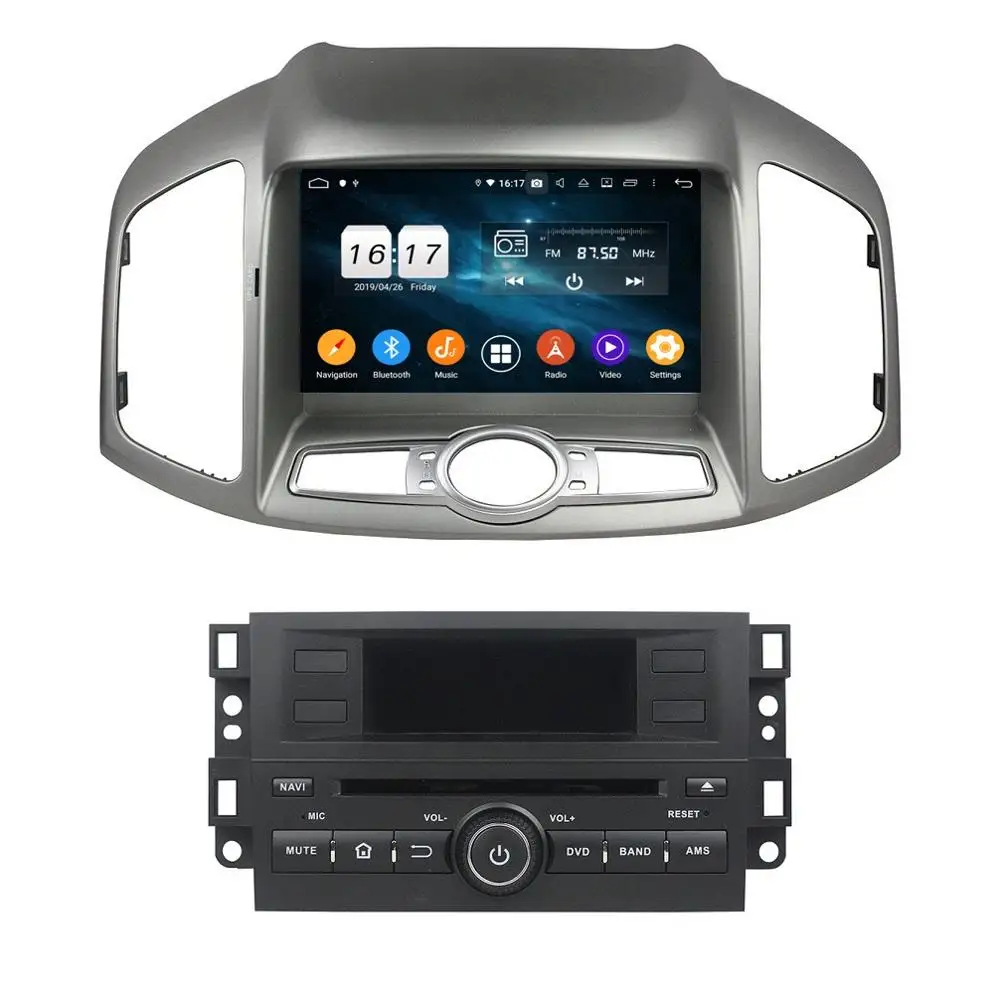 Octa Core 8 "Android 8,0 автомобиль аудио, DVD, GPS для Chevrolet CAPATIVA 2012-2016 с 4 Гб оперативной памяти радио Bluetooth 4 г wifi 32 Гб rom