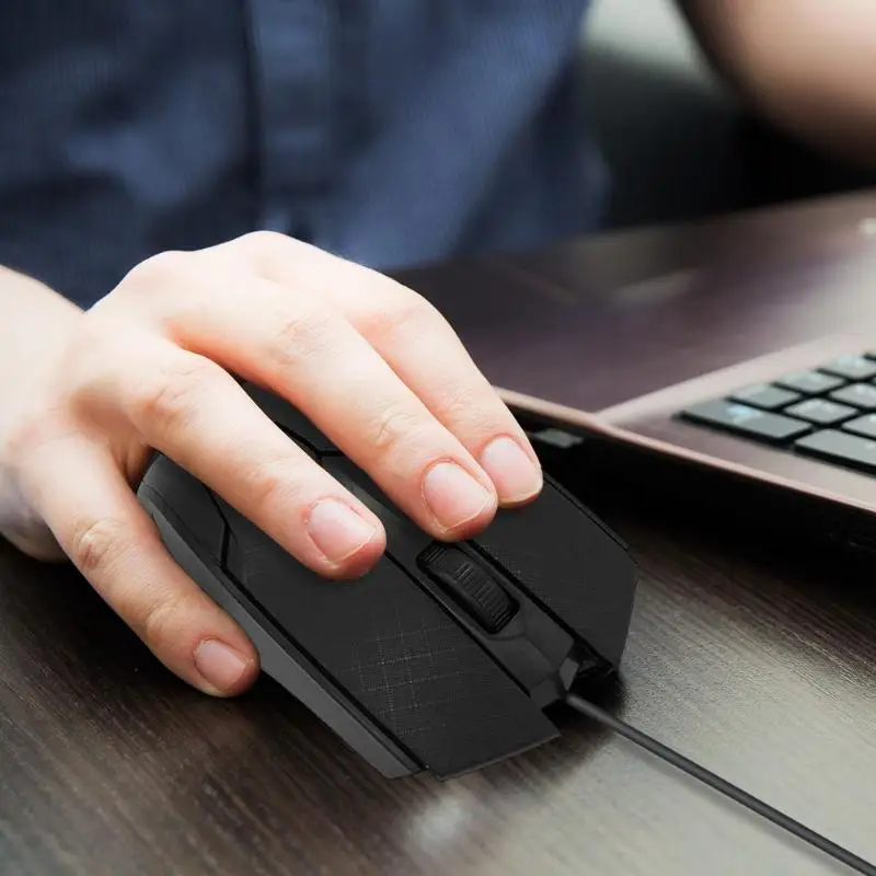 1200 dpi USB Проводная эргономичная настольная мышь для ноутбука фотоэлектрическая игровая мышь