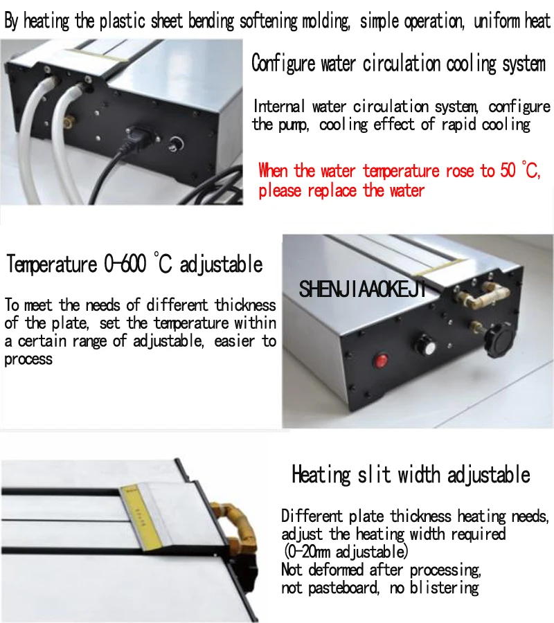 Настольные Акриловые гибочная машина органический/Пластиковые листогибочная машина руководство промышленные инструменты 220 В