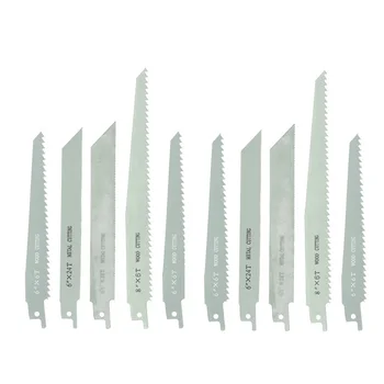 

10PCS Wood Metal Cutting Reciprocating Saw Blades for Electric Sawzall 8" and 6"
