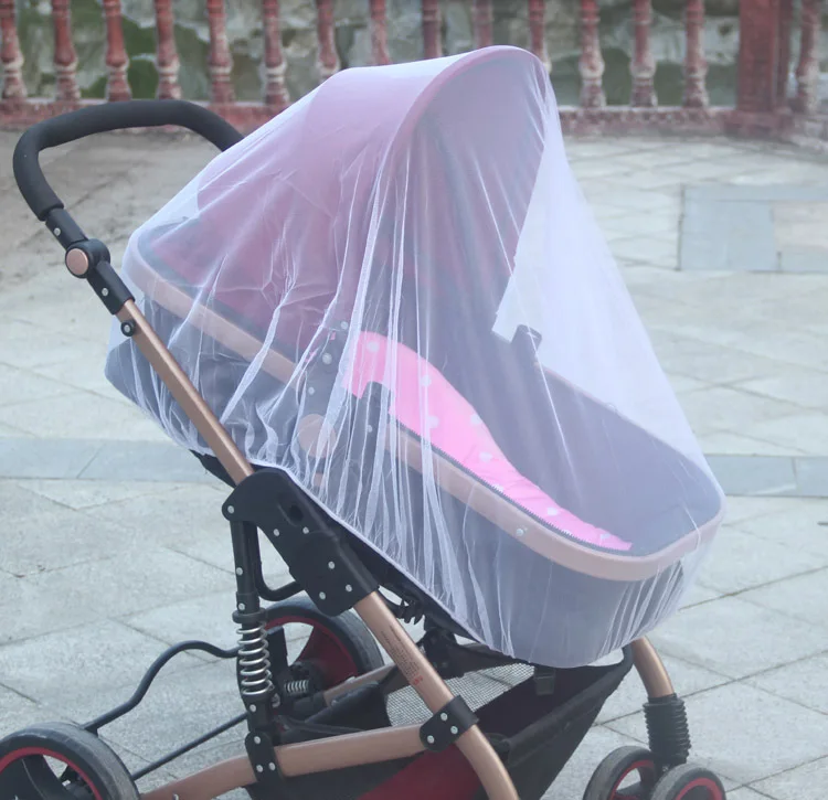 

Infants Baby Stroller Pushchair Mosquito Insect Net Safe Mesh Buggy Crib Netting Cart Mosquito Net Pushchair Full Cover Netting